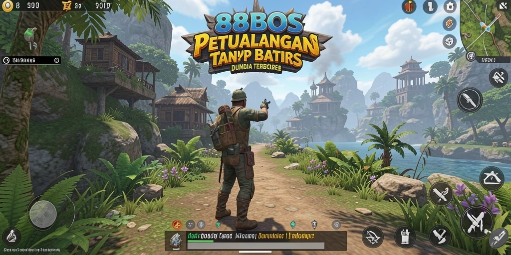 Tampilan menakjubkan dari gameplay Open World 88BOS.
