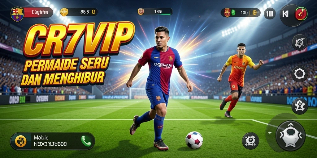 Skrinsut gameplay seru di CR7VIP dengan grafis menawan.