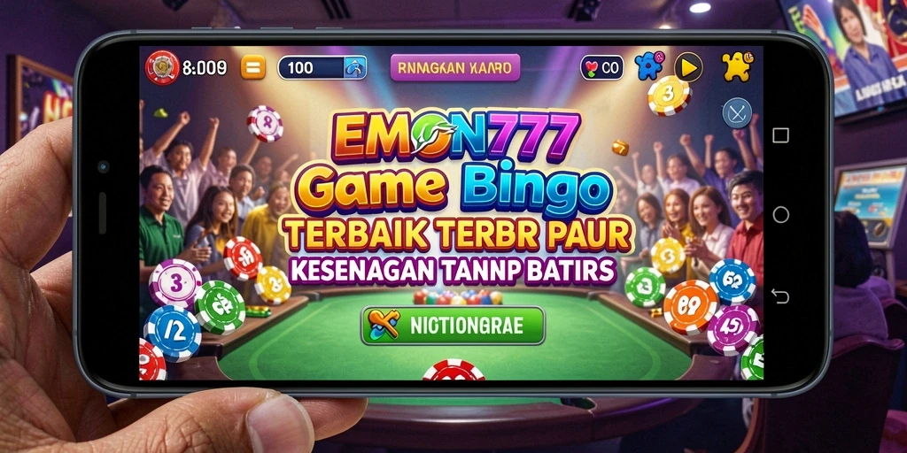 Tampilan gameplay seru saat bermain Bingo di EMON777.