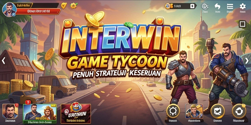 Gameplay INTERWIN yang seru dan mendebarkan dalam dunia Tycoon.