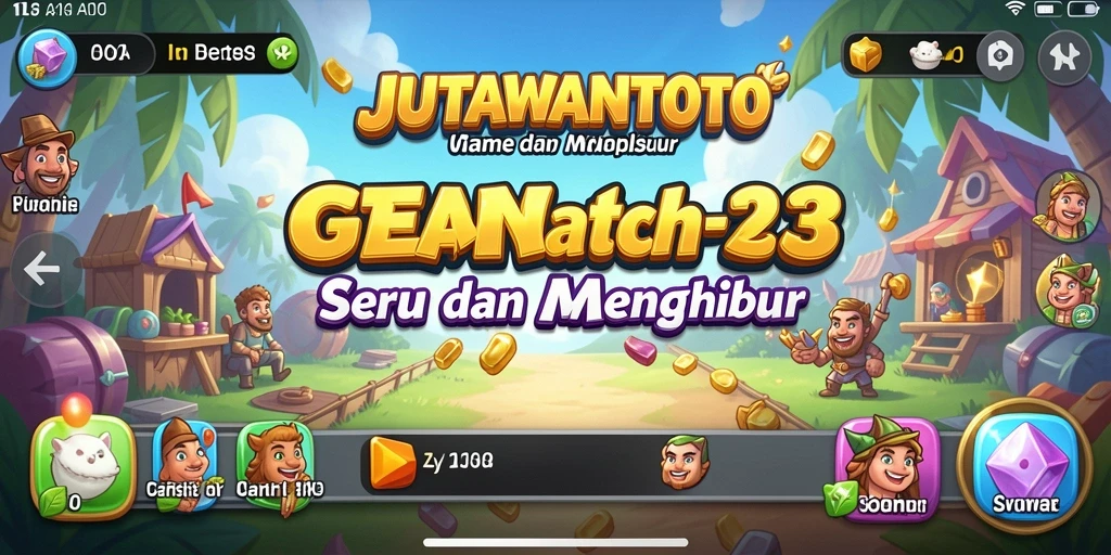 Gameplay JUTAWANTOTO yang menarik dan penuh warna.