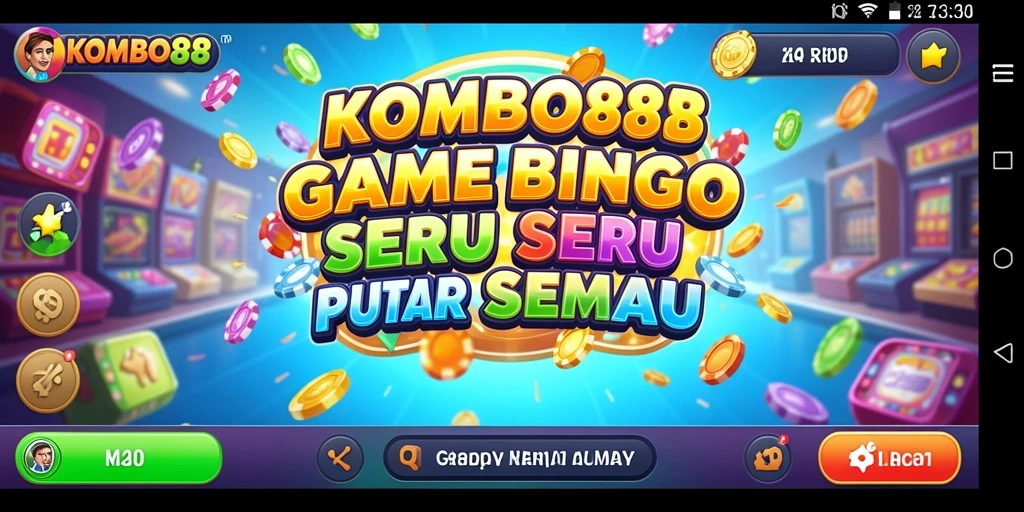 Screenshot utama KOMBO88 dengan gameplay Bingo yang seru dan menarik.