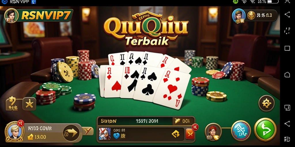 Tampilan gameplay QiuQiu yang menarik dan kompetitif di RSNVIP7.