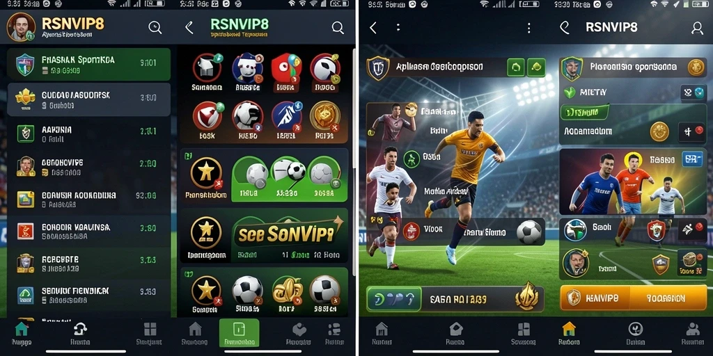 Tampilan gameplay Sportsbook dari RSNVIP8 yang menarik dan interaktif.