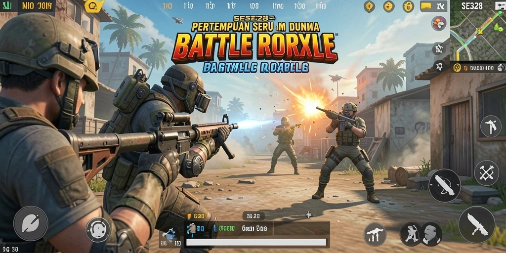 Gameplay seru SE328 dalam medan perang Battle Royale.